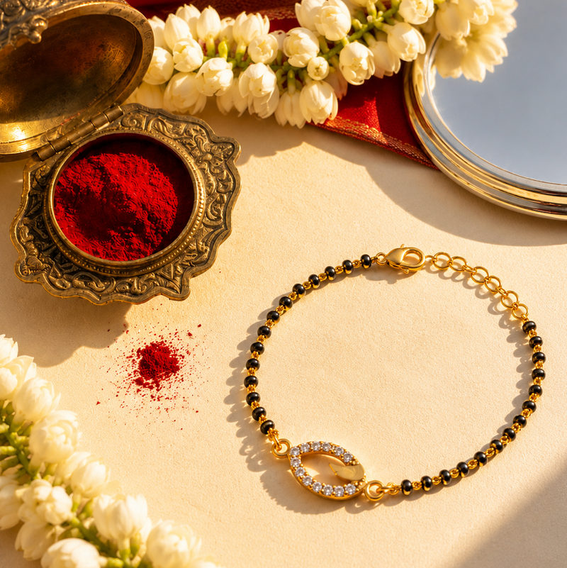 Amara Petal Mangalsutra Bracelet