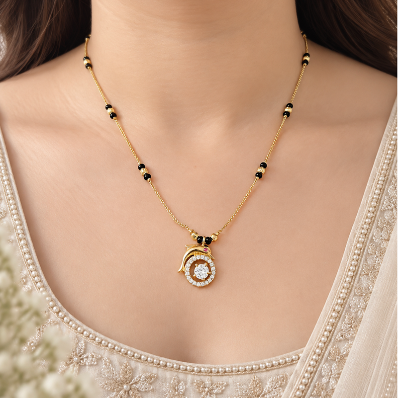 Mina Dolphin Mangalsutra