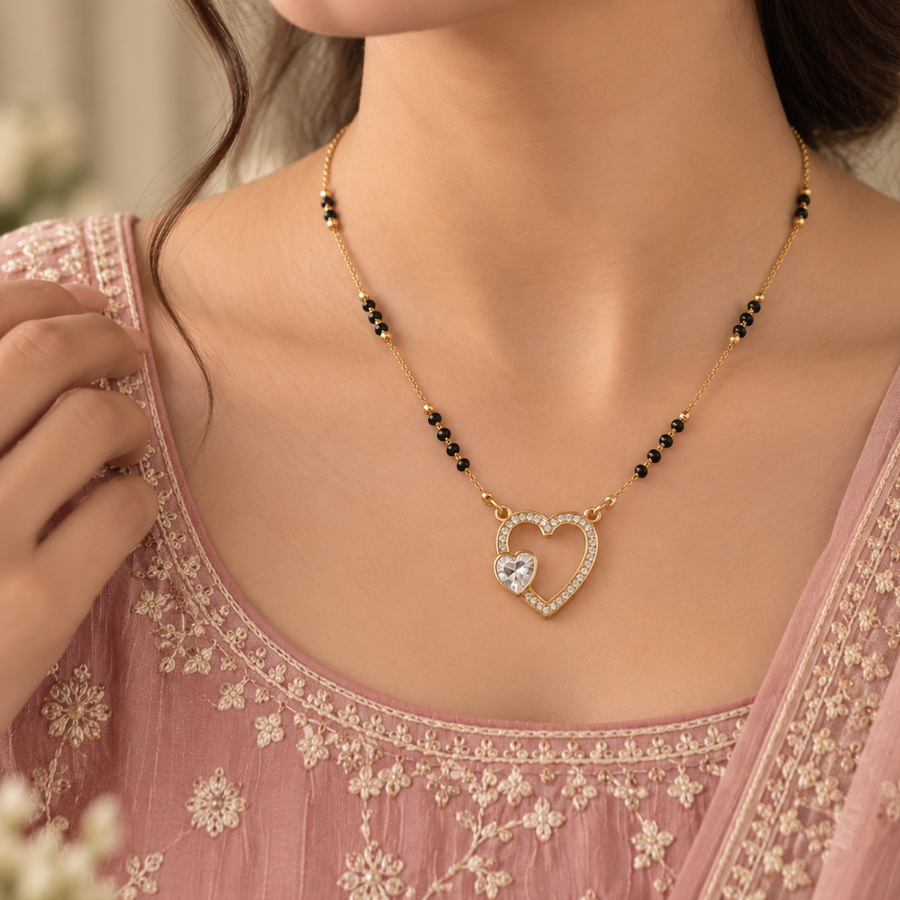 Hiya Open-Heart Mangalsutra