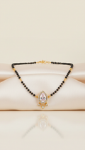 Ira Solitaire-Look Mangalsutra — Gold Plated
