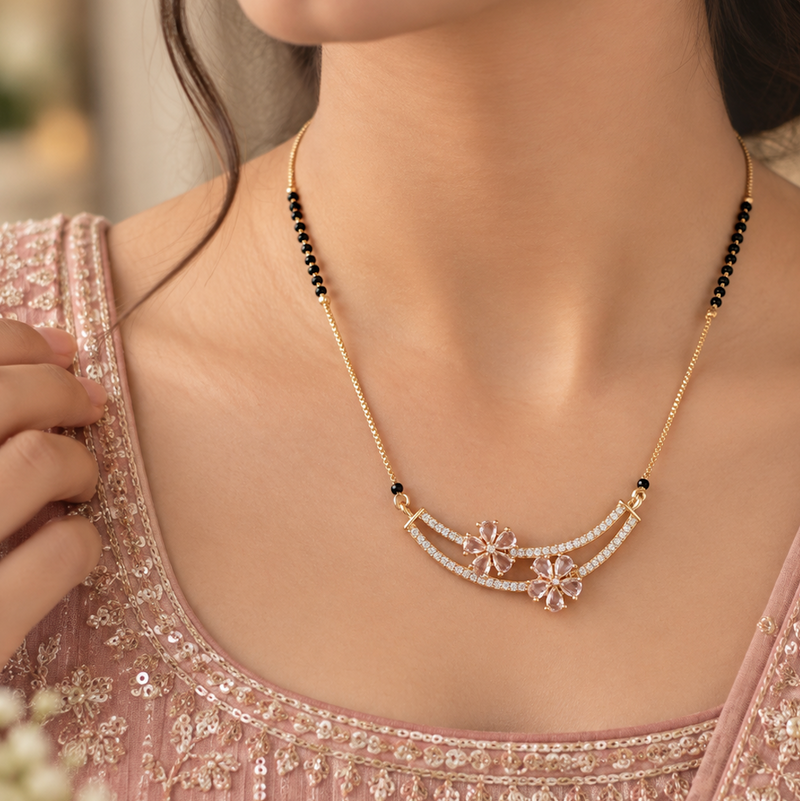 Juhi Twin-Bloom Mangalsutra
