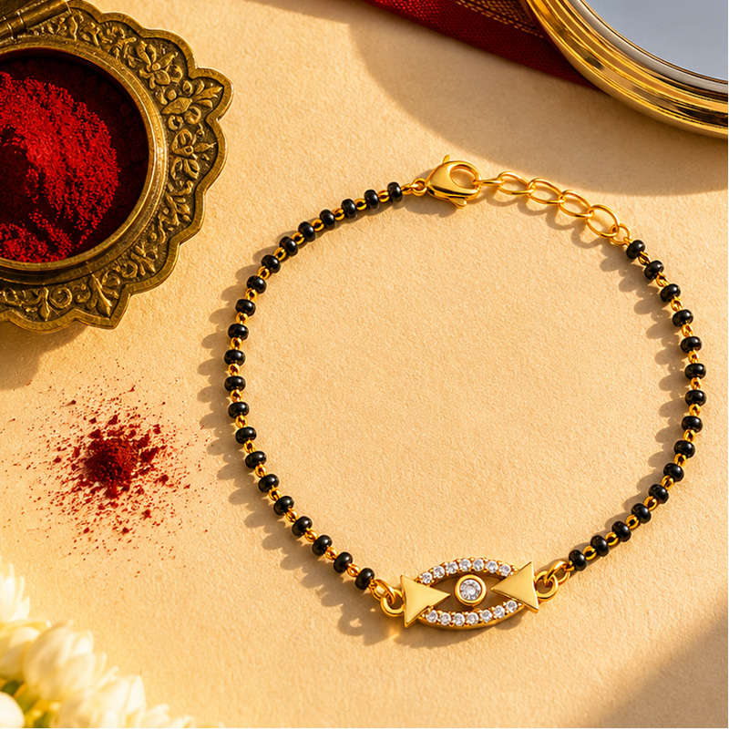 Kiran Arrow Mangalsutra Bracelet