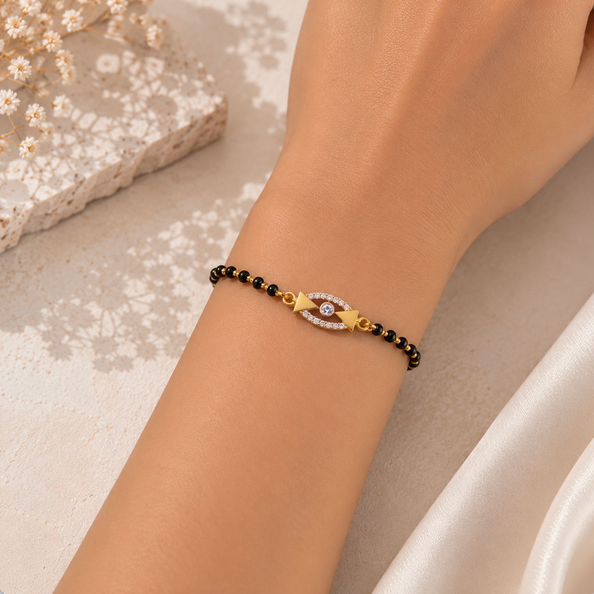 Kiran Arrow Mangalsutra Bracelet