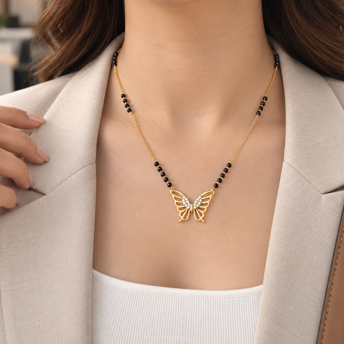 Titli Butterfly Mangalsutra